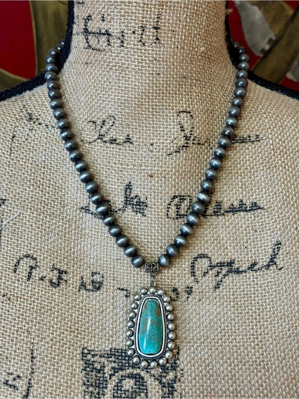 Women’s Turquoise Western Necklace | #B16